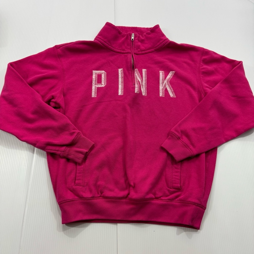 G87. Victoria's Secret Pink‎ Zip-Up Top (S)
